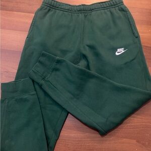 Nike Mens Green Jogger Pants